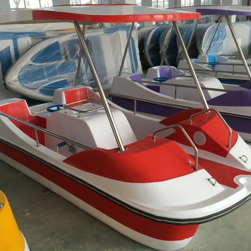Fiberglass 4 seat Normal Pedal boat FLPB-40001