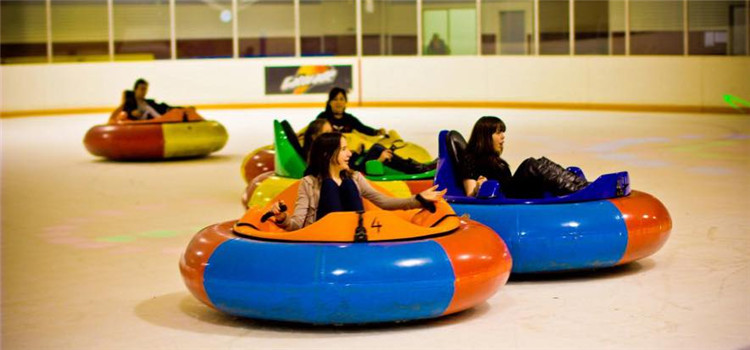 Bumper cars on ice